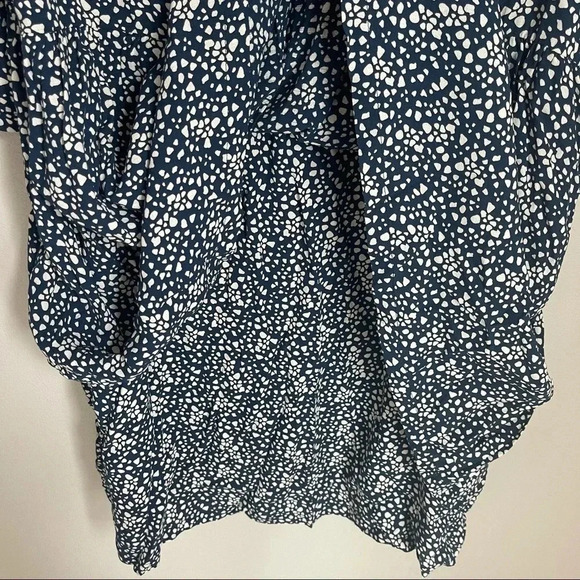 Just Female Anthro Blue Cream Spotted Dress S - Picture 8 of 8